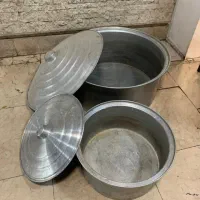 فروش دوعدد قابلمه درحد کیلویی دویست بیست|ظروف پختوپز|تهران, شهرک فردوس (حسینی)|دیوار