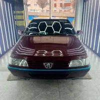 پژو 405 جی ال ایکس عنابی متالیک