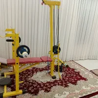 دستگاه بدنسازی 48کاره با 30 کیلو وزن اضافه|تجهیزات ورزشی|روانسر, |دیوار
