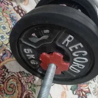 دوعدد دمبل مارک رکورد نونو اهنی ۲۰ کیلویی