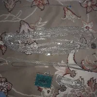 زنجیرنقره بالای ۲۰۰ گرم