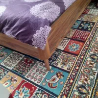 تخت دونفره درحدنووکمددودرریلی کشودار|تخت و سرویس خواب|شاهینشهر, عطار|دیوار