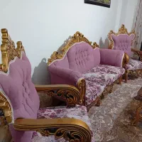 مبل نیم سلطنتی ۷نفر|مبلمان خانگی و میز عسلی|محلات, |دیوار