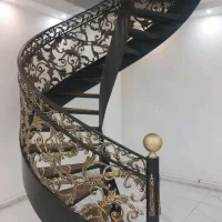 پله دوبلکس و نرده آلمینیومی لوکس