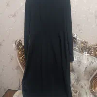 مانتو مشکی/مجلسی/کارشده نو|لباس|میانه, |دیوار