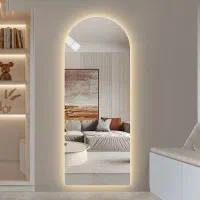 آینه قدی چوبی و فلزی