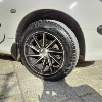 رینگ لاستیک ووسن چرخشی 8 سوراخ رخ تراش مشکی سایز15|قطعات یدکی و لوازم جانبی|تبریز, |دیوار