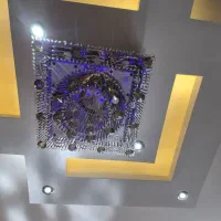 لوستر  ال ای دی کنترلی همراه با رقص نور|لوستر و چراغ آویز|اصفهان, بهارستان|دیوار