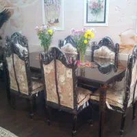 میز ناهار خوری چوبی 6نفره