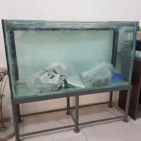 اکواریوم با پایه فلزی سالم