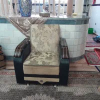 مبل راحتی تخت شو فنری در حد|مبلمان خانگی و میز عسلی|اردبیل, |دیوار