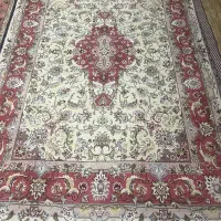 قالیچه رج ۴۰ طرح علیا گل ابریشم|فرش|تبریز, |دیوار