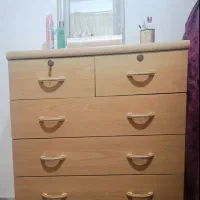 درآور چوبی و آینه|جاکفشی، کمد، دراور|لنگرود, |دیوار