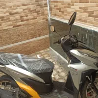 موتورطرح کلیک 150سی سی نقره ای متالیک مدل 1400