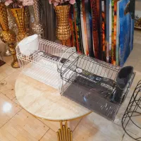 اب چکان فلزی دوطبقه اک|آب‌چکان و نظم‌دهنده ظروف|قم, شهرک فاطمیه|دیوار
