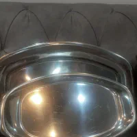 پنج عدد سینی استیل