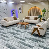 مبل چستر لوبیایی راحتی ۷ نفره پارچه پورشه|مبلمان خانگی و میز عسلی|قزوین, |دیوار