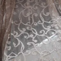 پرده توری خوشرنگ و زیبا