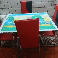 میزوصندلی قرمزومشکی