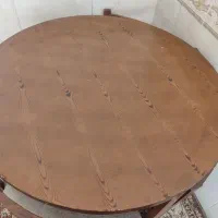 میزصندلی ناهار خوری چوبی چهارنفر،، خورموج|میز و صندلی غذاخوری|خورموج, |دیوار