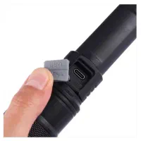 چراغ قوه پلیسی حالت نور دهی قوی ضعیف چشمک زن زوم|کوهنوردی و کمپینگ|اردبیل, |دیوار