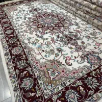 یک جفت فرش۶متری/خطیبی گلدانی/۴۰رج