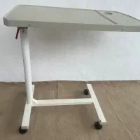 تخت بیمارستان برقی چهار شکن به همراه تشک و میز