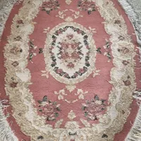 قالیچه ماشینی بیضی