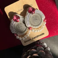 گوشواره جواهردوزی دستساز|بدلیجات|تهران, المهدی|دیوار