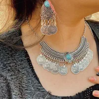 گردنبند ورشو با ابکاری نقره