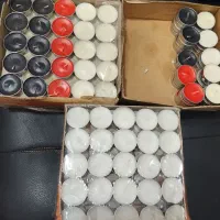 شمع وایر رنگی و سفید