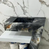 روشویی سرامیکی مدرن مدل دیواری طرح سون|لوازم سرویس بهداشتی|همدان, |دیوار