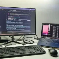 مانیتور جی پلاس 22 اینچ full hd در حد نو