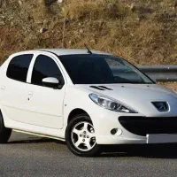 207 اتومات صفر ۱۴۰۴ سقف فلز تازه تحویل سفید tu5p