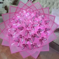 دسته گل پروانه ای کادو