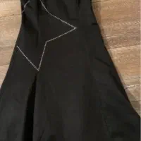 پیراهن مشکی استر دار خارجی سایز M