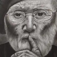 سفارش طراحی چهره سبک سیاه قلم