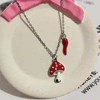 گردنبند مدل قارچ دخترانه