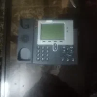 تلفن سیسکو دو خط مودم وکامپیتور