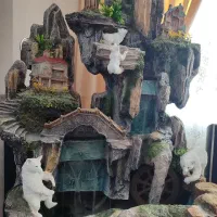 آبنما|مجسمه، تندیس، ماکت|مشهد, میعاد (شهرک غرب)|دیوار