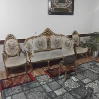 مبل منبت ۹‌نفره باعسلی|مبلمان خانگی و میز عسلی|ملایر, |دیوار