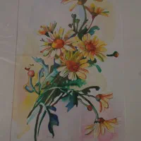 نقاشی اب رنگ