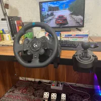 فرمان g923 logitech به همراه دنده اختصاصیH-Shifter|کنسول، بازی ویدئویی و آنلاین|تبریز, |دیوار