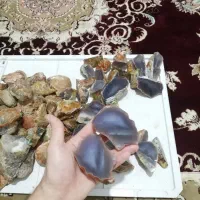 حراج 6 کیلو سنگ عقیق نگین انگشتر دکور جواهر راف