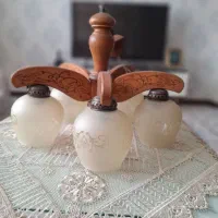 لوستر چوبی|لوستر و چراغ آویز|تهران, فلاح|دیوار