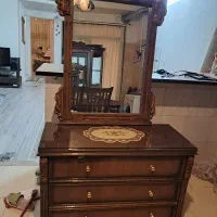فروش درآور سه کشو به همراه آینه متحرک|جاکفشی، کمد، دراور|محمدشهر, سیدآباد|دیوار