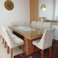 میز غذاخوری ۸ نفره|میز و صندلی غذاخوری|گنبد کاووس, |دیوار
