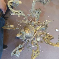 خرید انواع وسایل برنزی|لوستر و چراغ آویز|قم, کاسه گران|دیوار