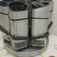 استند جاادویه چرخشی استیل ۶تایی