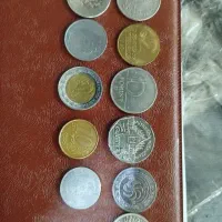 12عدد سکه کمیاب از کشور های مختلف